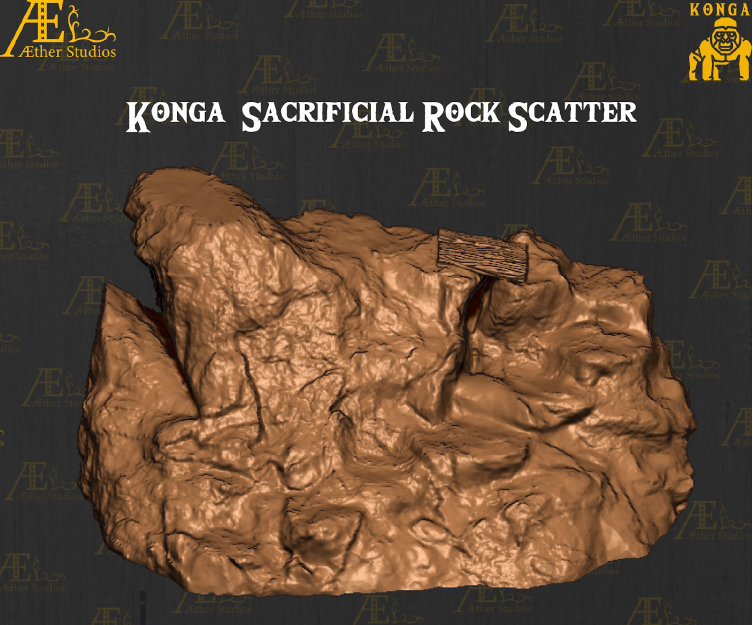 Konga Set 3 - Pathfinder - Dungeons & Dragons - RPG - Tabletop-Terrain - 28 mm / 1"- Aether Studios