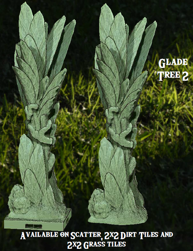 Peaceful Glades Part 2 - Pathfinder - Dungeons & Dragons - RPG - Tabletop-Terrain - 28 mm / 1"- Aether Studios