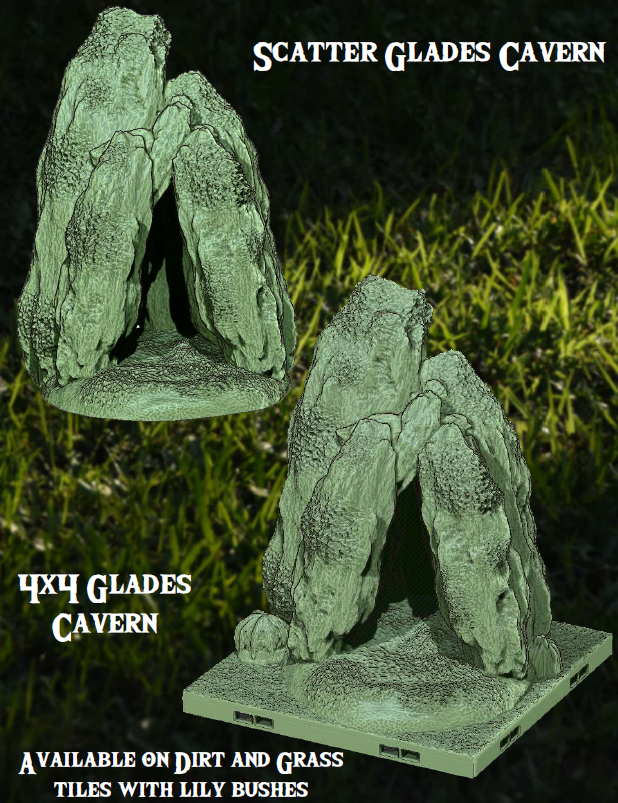 Peaceful Glades Part 2 - Pathfinder - Dungeons & Dragons - RPG - Tabletop-Terrain - 28 mm / 1"- Aether Studios