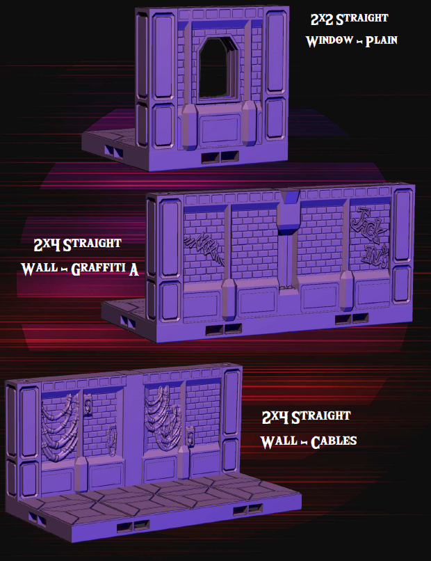 Tyco City Part 3 - Pathfinder - Dungeons & Dragons - RPG - Tabletop-Terrain - 28 mm / 1"- Aether Studios