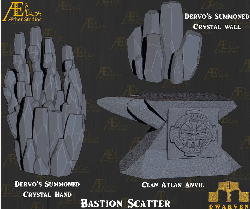 Clan Atlans Bastion- Pathfinder - Dungeons & Dragons - RPG - Tabletop-Terrain - 28 mm / 1"- Aether Studios