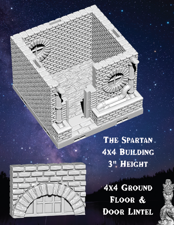 Aethertowne Buildings Part 2 - Pathfinder - Dungeons & Dragons - RPG - Tabletop-Terrain - 28 mm / 1"- Aether Studios