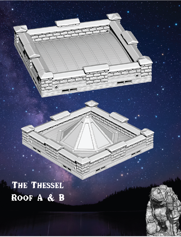 Aethertowne Buildings Part 2 - Pathfinder - Dungeons & Dragons - RPG - Tabletop-Terrain - 28 mm / 1"- Aether Studios