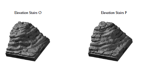 Cave Elevations Part 2 - 28 mm / 1" - DragonLock - DND - Pathfinder - RPG - Terrain - Dungeon & Dragons - Fat Dragon Games