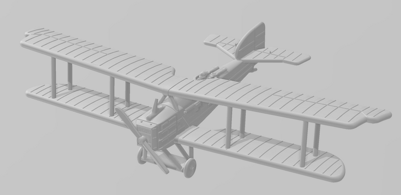 Breguet XIV - WWI Two Seaters - 1/144 Scale - wargame3d