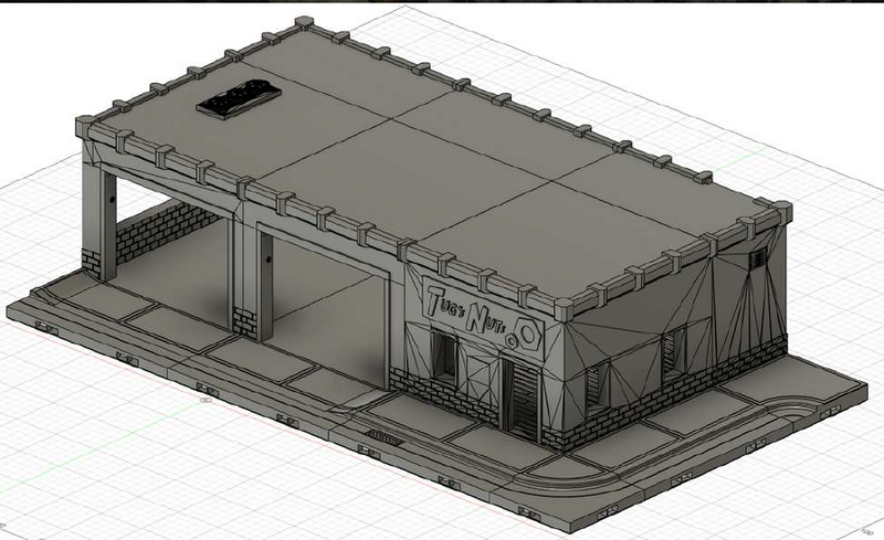 Garage - Pathfinder - Dungeons & Dragons - RPG - Tabletop-Terrain - 28 mm / 1"- Aether Studios