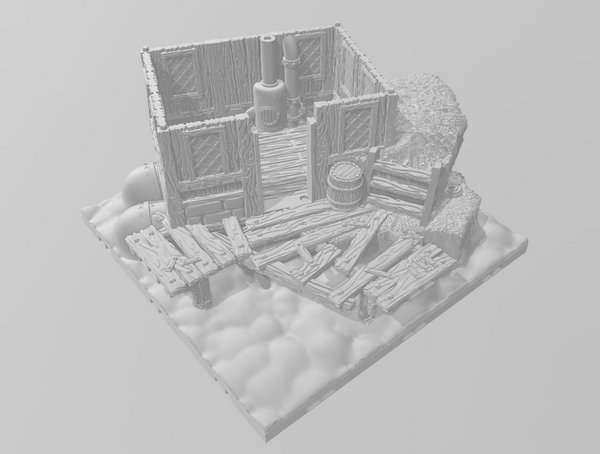 Akara's Guesthouse - Pathfinder - Dungeons & Dragons - RPG - Tabletop-Terrain - 28 mm / 1"- Aether Studios