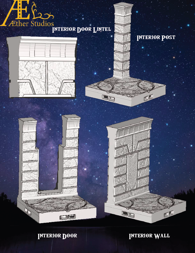 Bank of Aethertowne Part 2 - Pathfinder - Dungeons & Dragons - RPG - Tabletop-Terrain - 28 mm / 1"- Aether Studios