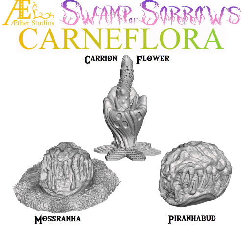 Carneflora - Pathfinder - Dungeons & Dragons - RPG - Tabletop-Terrain - 28 mm / 1"- Aether Studios