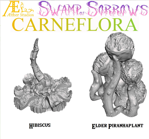 Carneflora - Pathfinder - Dungeons & Dragons - RPG - Tabletop-Terrain - 28 mm / 1"- Aether Studios