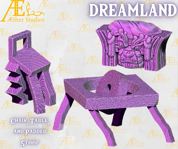 Dreamland Items - Pathfinder - Dungeons & Dragons - RPG - Tabletop-Terrain - 28 mm / 1"- Aether Studios