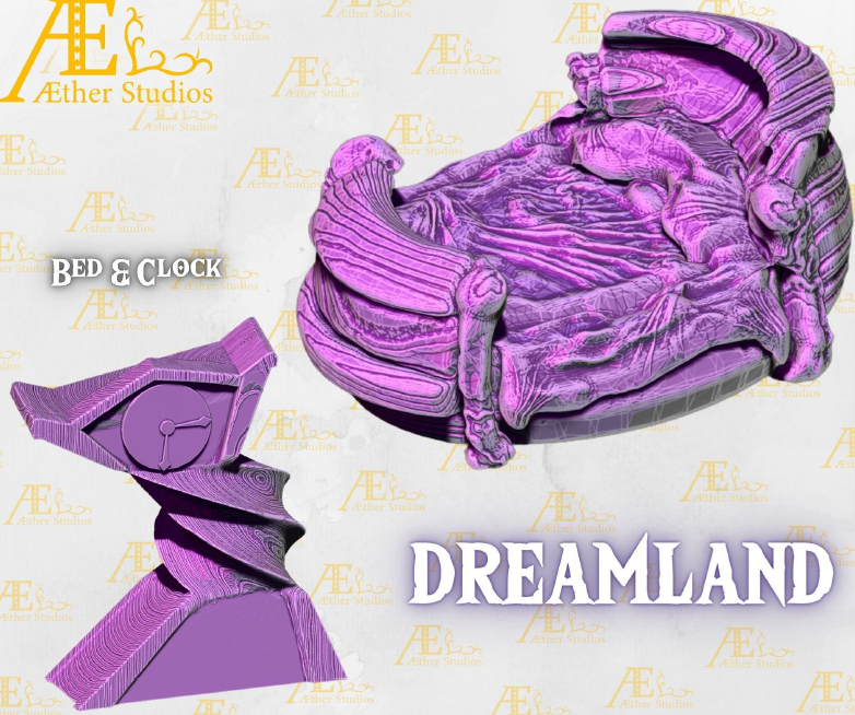 Dreamland Items - Pathfinder - Dungeons & Dragons - RPG - Tabletop-Terrain - 28 mm / 1"- Aether Studios