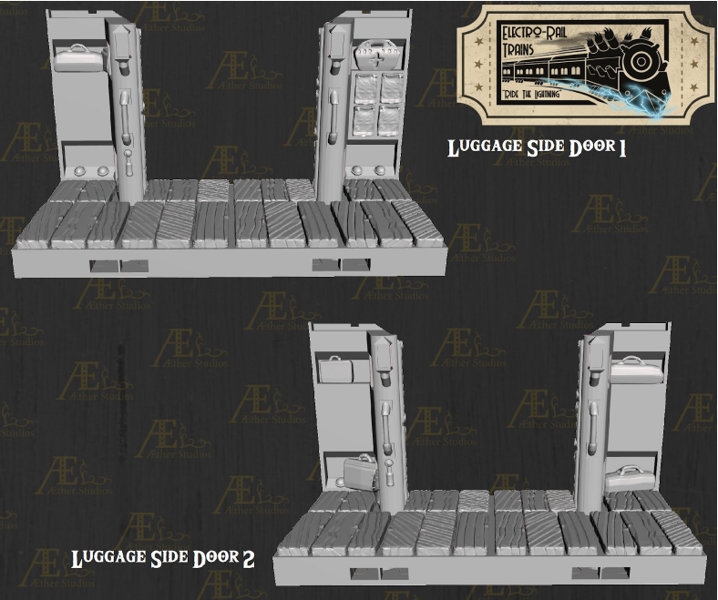 Electro Rail Vrai Foundry Part 1 - Pathfinder - Dungeons & Dragons - RPG - Tabletop-Terrain - 28 mm / 1"- Aether Studios