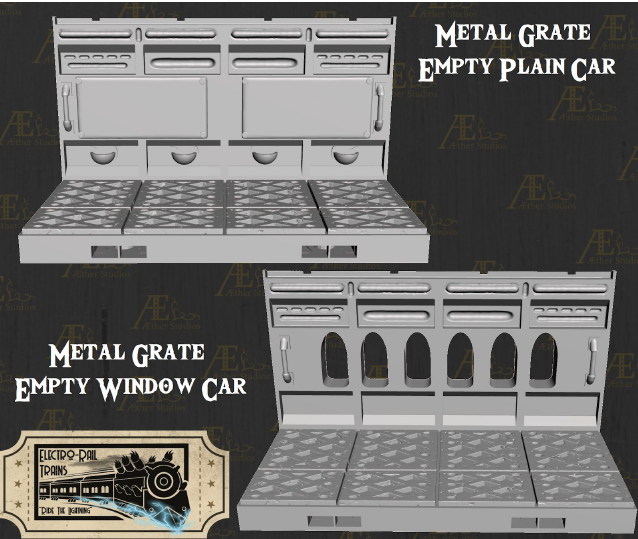 Electro Rail Clan Onasan Line Part 2 - Pathfinder - Dungeons & Dragons - RPG - Tabletop-Terrain - 28 mm / 1"- Aether Studios