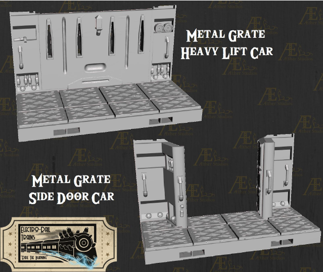 Electro Rail Clan Onasan Line Part 2 - Pathfinder - Dungeons & Dragons - RPG - Tabletop-Terrain - 28 mm / 1"- Aether Studios