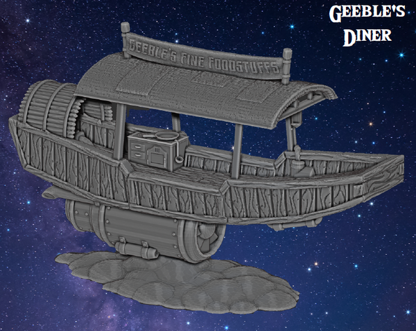 Geebles' Diner - Pathfinder - Dungeons & Dragons - RPG - Tabletop-Terrain - 28 mm / 1"- Aether Studios