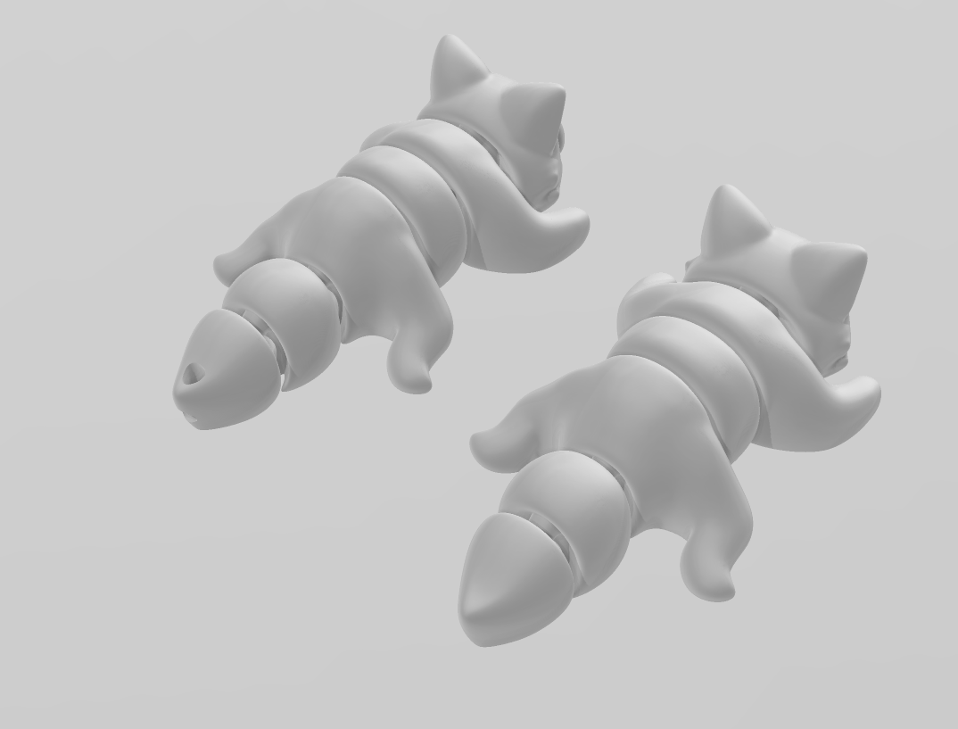 Baby Fox - Keychain - Desk Ornament - ZOU3D