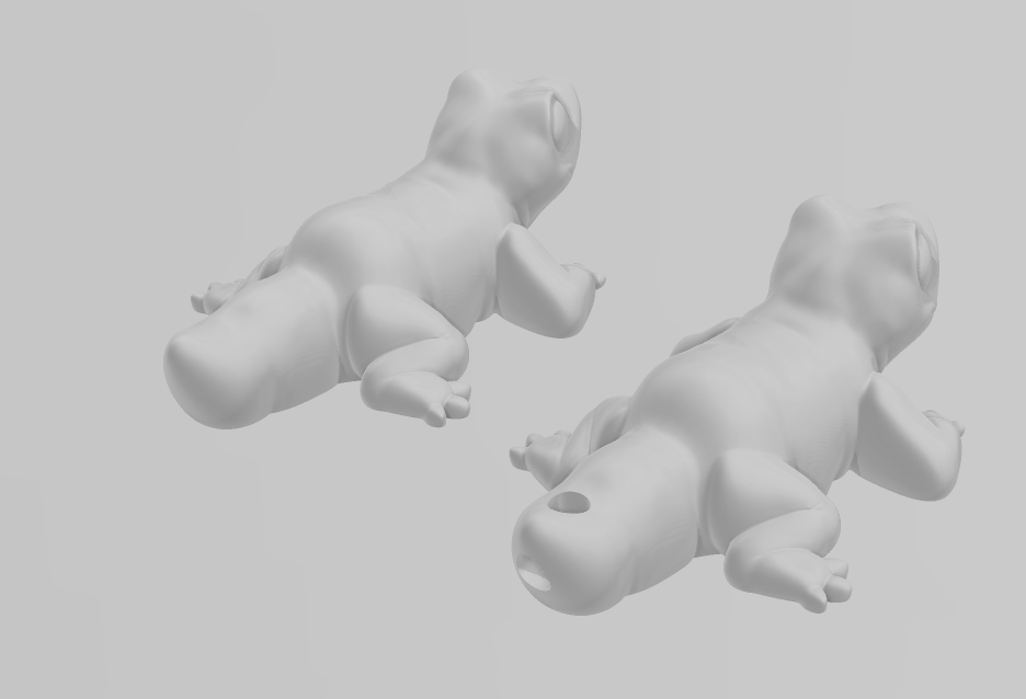 Lizard Sculpture - Articulated - Keychain - Desk Ornament - ZOU3D