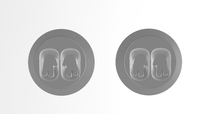 UFO - Articulated - Keychain - Desk Ornament - ZOU3D