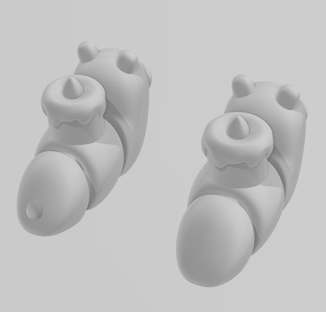 Baby Snails - Articulated - Keychain - Desk Ornament - ZOU3D