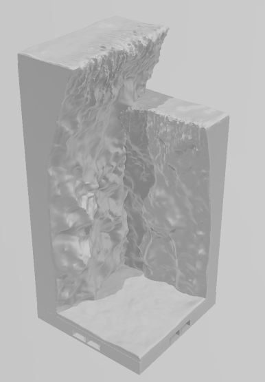 Ground Cliffs Part 4 - Pathfinder - Dungeons & Dragons - RPG - Tabletop -Terrain - 28 mm / 1"- Aether Studios