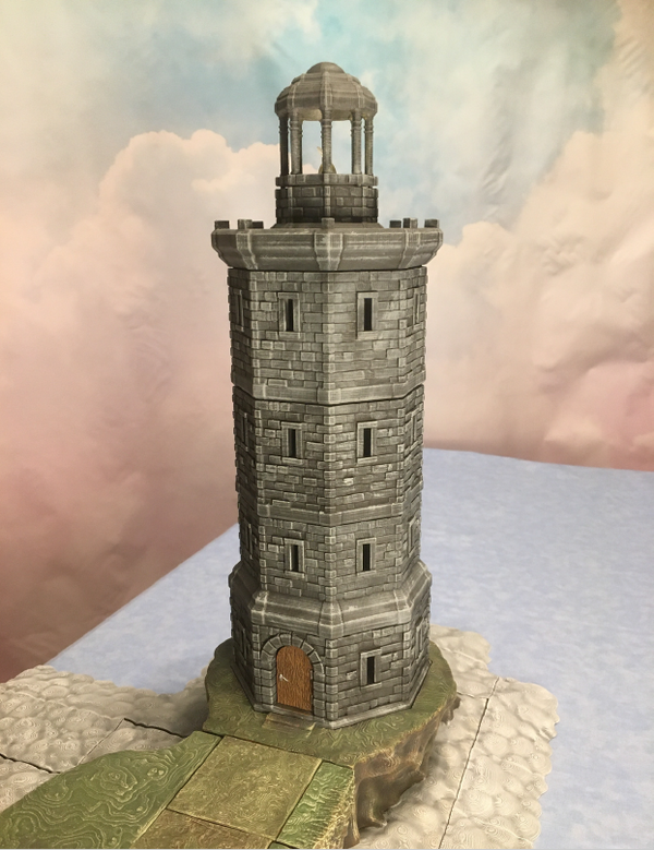 Lighthouse - Pathfinder - Dungeons & Dragons - RPG - Tabletop -Terrain - 28 mm / 1"- Aether Studios