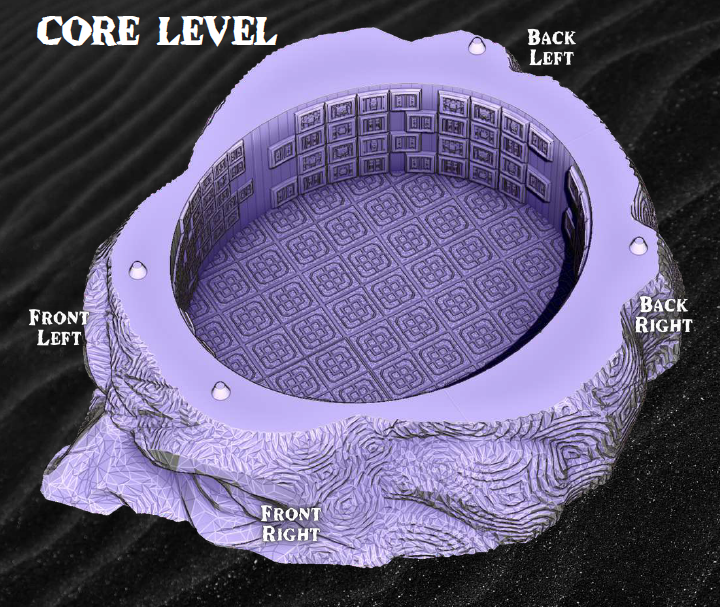 Lord Taal's Head - Pathfinder - Dungeons & Dragons - RPG - Tabletop -Terrain - 28 mm / 1"- Aether Studios