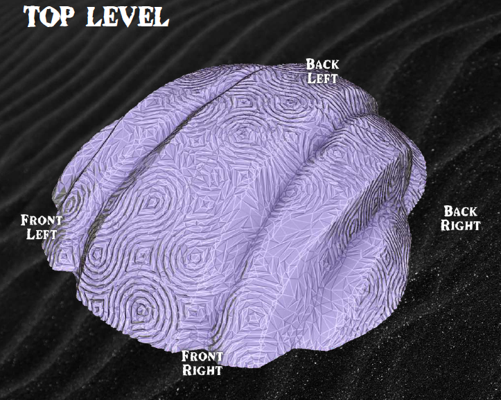 Lord Taal's Head - Pathfinder - Dungeons & Dragons - RPG - Tabletop -Terrain - 28 mm / 1"- Aether Studios