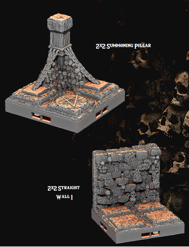 The Gloomcore Part 2 - Pathfinder - Dungeons & Dragons - RPG - Tabletop -Terrain - 28 mm / 1"- Aether Studios