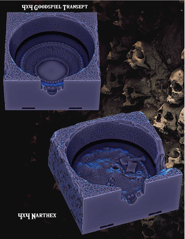 Brekkis Bastille Part 1 - Pathfinder - Dungeons & Dragons - RPG - Tabletop -Terrain - 28 mm / 1"- Aether Studios