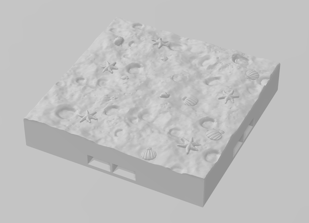 Seabed Floors Part 1 - Pathfinder - Dungeons & Dragons - RPG - Tabletop -Terrain - 28 mm / 1"- Aether Studios