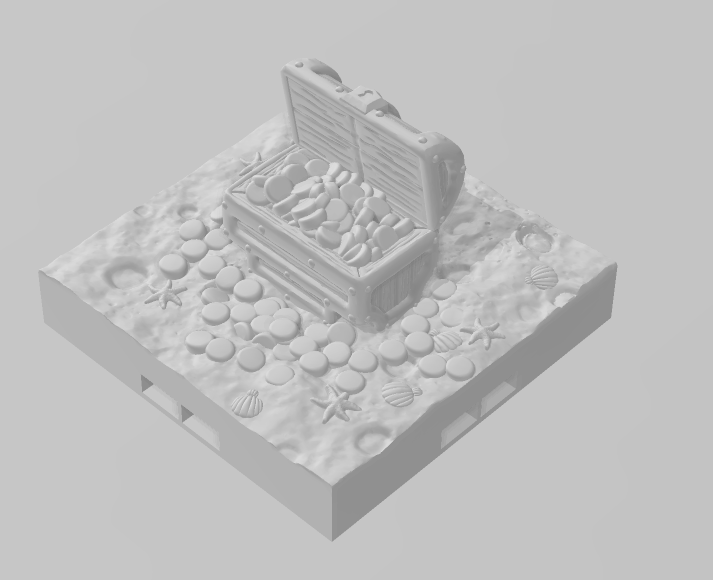 Seabed Floors Part 1 - Pathfinder - Dungeons & Dragons - RPG - Tabletop -Terrain - 28 mm / 1"- Aether Studios