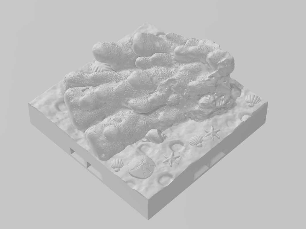 Seabed Floors Part 2 - Pathfinder - Dungeons & Dragons - RPG - Tabletop -Terrain - 28 mm / 1"- Aether Studios