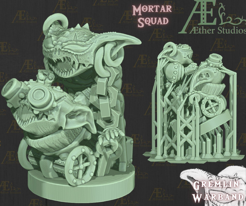 Gremlin Warband Part 1 - Pathfinder - Dungeons & Dragons - RPG - Tabletop -Terrain - 28 mm / 1"- Aether Studios
