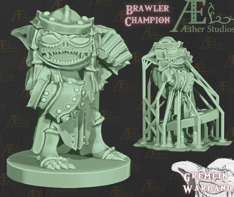 Gremlin Warband Part 2 - Pathfinder - Dungeons & Dragons - RPG - Tabletop -Terrain - 28 mm / 1"- Aether Studios