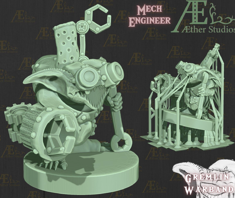 Gremlin Warband Part 2 - Pathfinder - Dungeons & Dragons - RPG - Tabletop -Terrain - 28 mm / 1"- Aether Studios