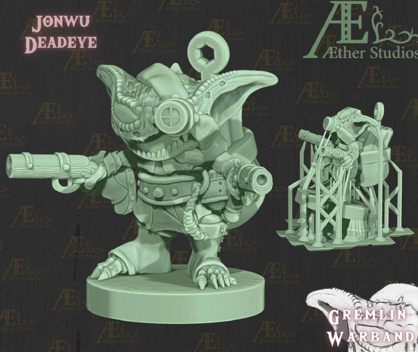 Gremlin Warband Part 2 - Pathfinder - Dungeons & Dragons - RPG - Tabletop -Terrain - 28 mm / 1"- Aether Studios