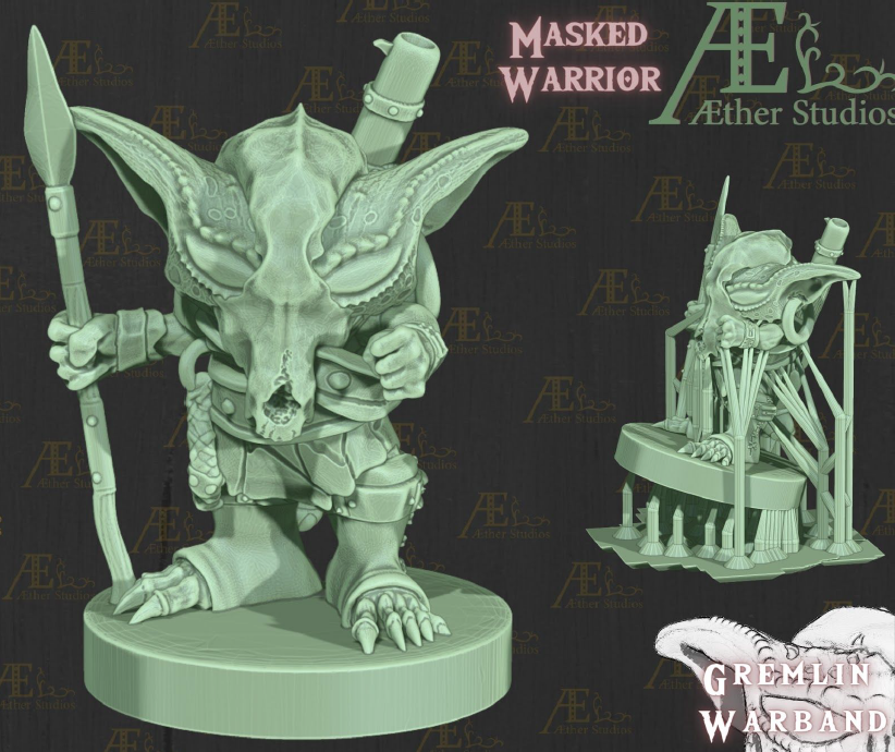Gremlin Warband Part 2 - Pathfinder - Dungeons & Dragons - RPG - Tabletop -Terrain - 28 mm / 1"- Aether Studios