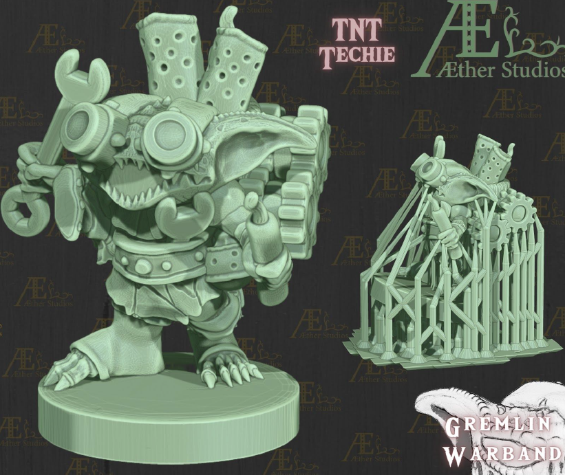 Gremlin Warband Part 2 - Pathfinder - Dungeons & Dragons - RPG - Tabletop -Terrain - 28 mm / 1"- Aether Studios