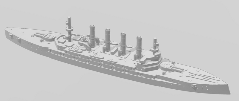 USS Seattle (ACR-11) - United States Navy - Wargaming - Axis & Allies - Naval Miniature -  Games - Warships - C.O.B.