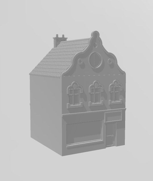 Dutch Town Shops - War Across Europe - Terrain - 28mm - 20mm - 15mm -  WOW Buildings