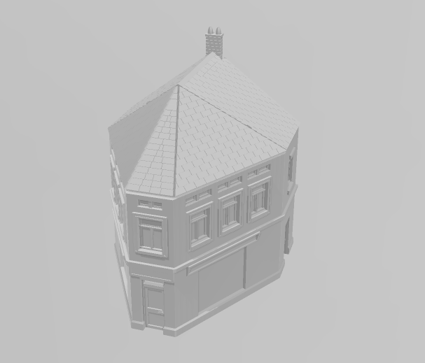 Dutch Town Shops - War Across Europe - Terrain - 28mm - 20mm - 15mm -  WOW Buildings