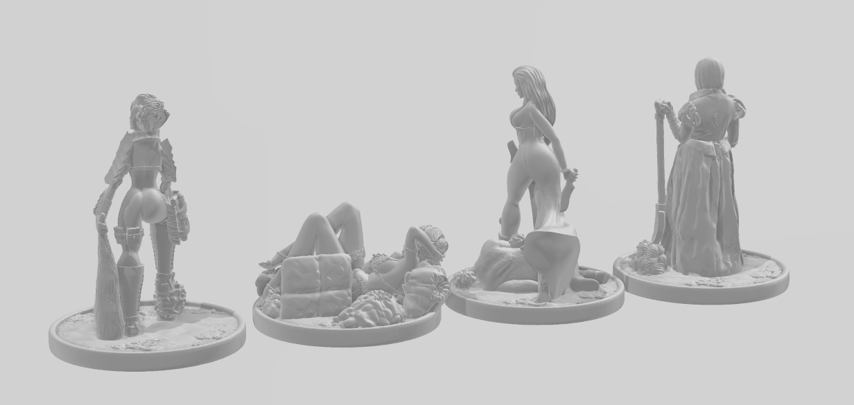 Hedge Queens - Pathfinder - Dungeons & Dragons - RPG - Minis - 28 mm / 1"- Aether Studios