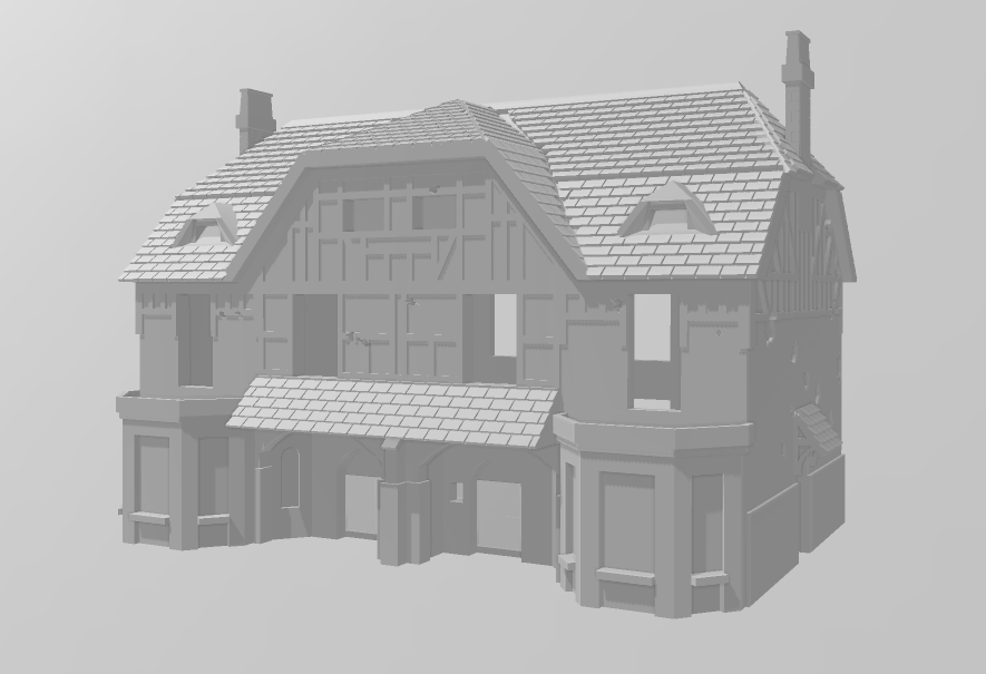 Juno Field House - War Across Europe - Terrain - 28mm - 20mm - 15mm -  WOW Buildings