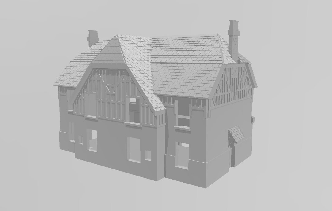 Juno Field House - War Across Europe - Terrain - 28mm - 20mm - 15mm -  WOW Buildings