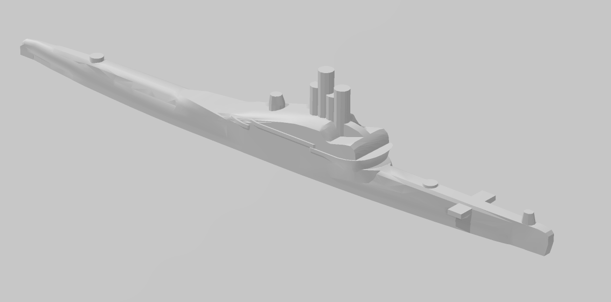 Submarine - Whiskey Class - USSR - Soviet Navy - Wargaming - Axis and Allies - Naval Miniature -  Tabletop Games - Warships