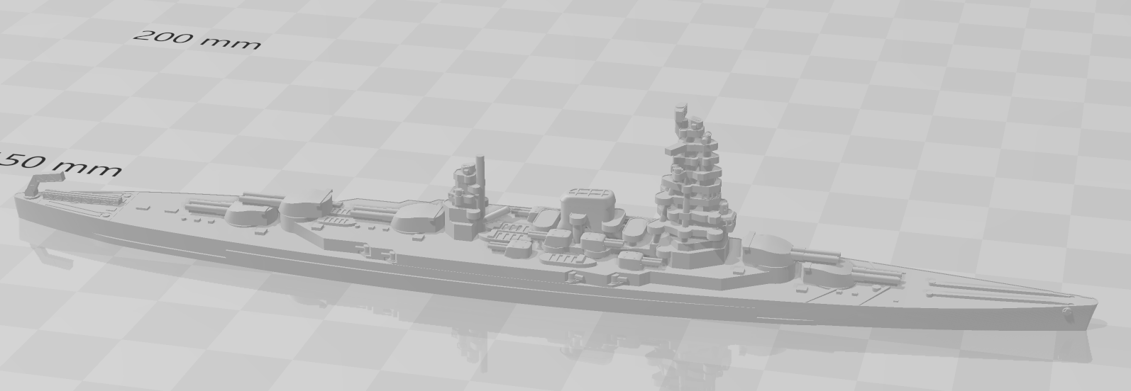 Kii - IJN Navy - C.O.B. - Naval Miniature -  Warships - Wargaming