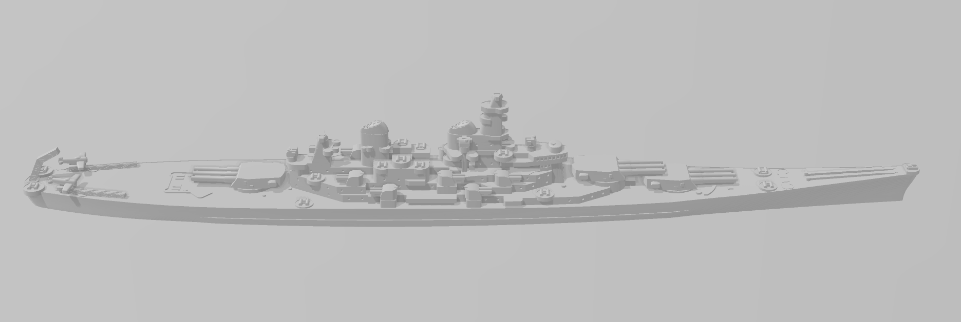 USS Missouri - USN - Wargaming - Axis & Allies - Naval Miniature -  Tabletop Games - Warships - C.O.B.
