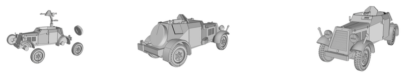 Sd.Kfz 13 - German Army - 28mm Scale - Bolt Action - wargame3d