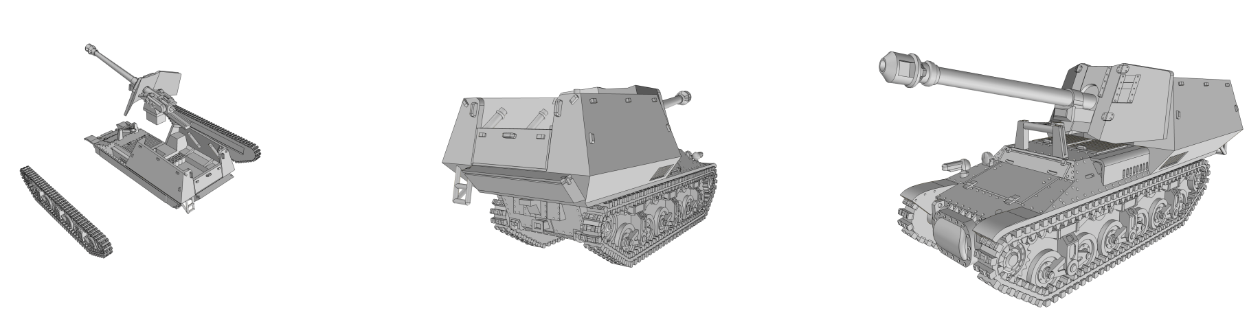 Marder I - German Army - 28mm Scale -  wargame3d